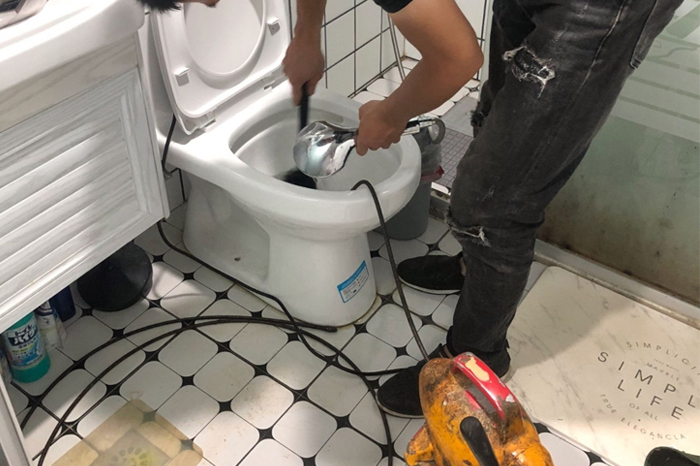 精河疏通下水道